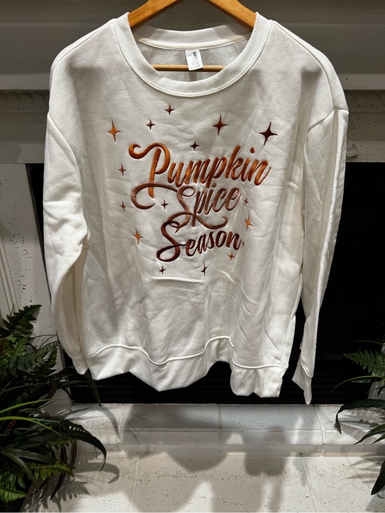 Tops - Pumpkin Spice Season Cream Sweatshirt